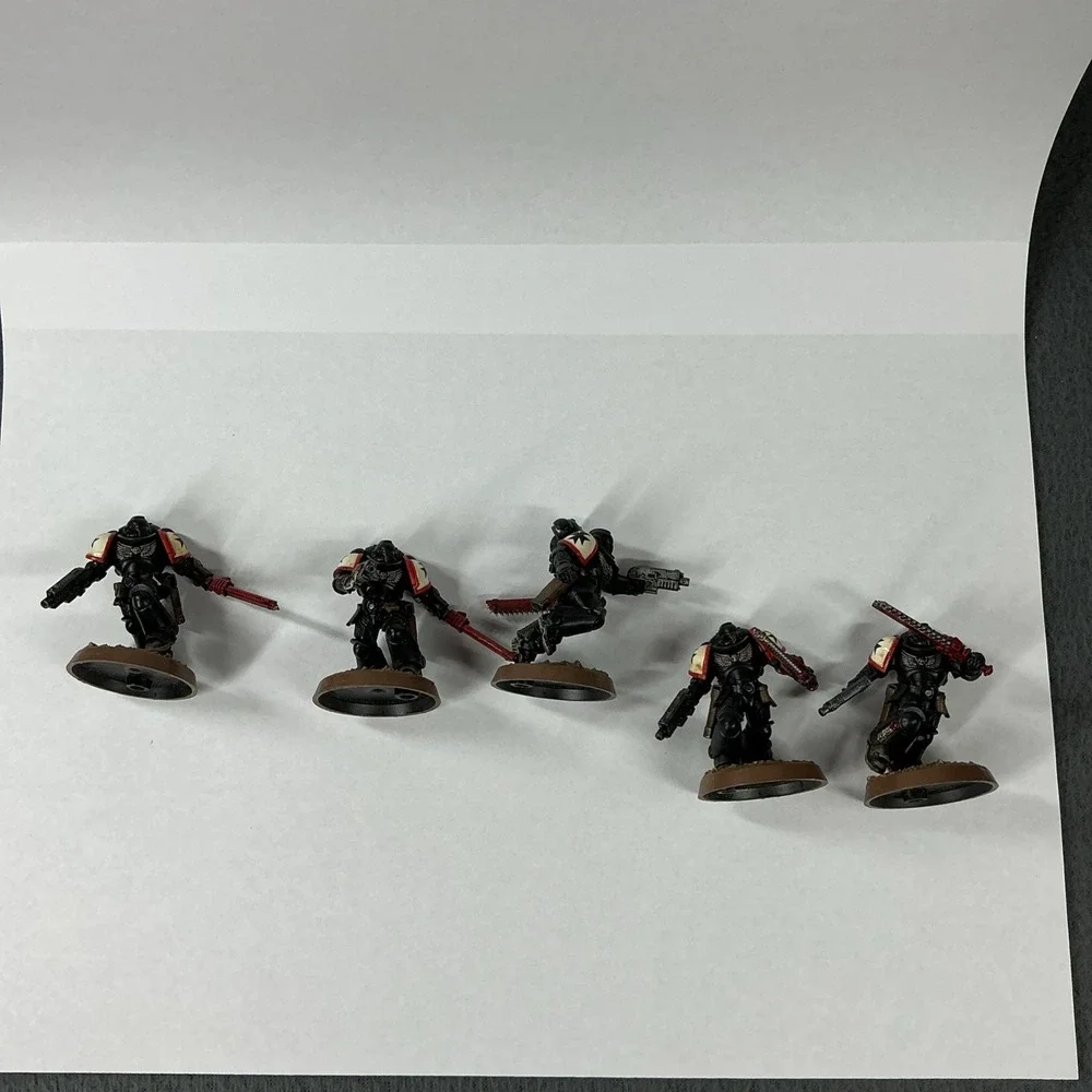 Warhammer 40k Assault Interccessors Space Marine‎ Black Templar Primaris Painted